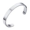 jonc en acier ouvert couleur Argent