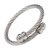 Bracelet Acier Tresse Homme Argent Bracelets Tendances