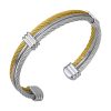 Bracelet Cable Acier Homme Or Argent Bracelets Tendances