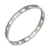 Bracelet Chiffres Romains 3D Acier Argent Bracelets Tendances
