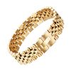 Bracelet Homme en Acier Inox Rollie Type Bracelet de Montre Couleur Or