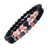 Bracelet Pierre Naturelles Corail & Pierre Volcanique Bracelets tendances