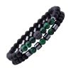 Bracelet Pierre Naturelles Malachite & Pierre Volcanique Bracelets Homme Tendances