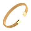 Jonc Homme Or Maille Milanaise Bracelets-tendances.fr