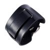 Bracelet de force sangle centrale ajustable en cuir noir premium