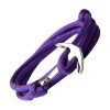 Bracelet Homme Ancre Acier Cordon Violet Bracelets-tendances.fr