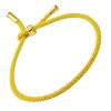 bracelet jaune avec embouts or