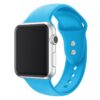 bracelet apple watch bleu sport silicone réglable
