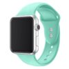 bracelet Apple Watch menthe verte sport silicone réglable