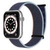 bracelet magnétique navy en nylon pour Apple Watch