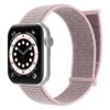 bracelet magnétique rose en nylon pour Apple Watch