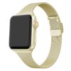 bracelet femme milanais or acier Apple Watch ajustable