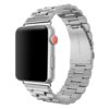 bracelet maillon acier argent pour Apple Watch