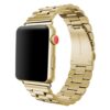 bracelet maillon acier or pour Apple Watch