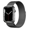 bracelet montre milanais gris magnétique Apple Watch