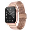 bracelet de montre acier or rose Apple Watch
