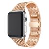 bracelet montre acier or rose Apple Watch luxe