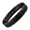 Bracelet Magnétique Acier Noir Aimants Néodyme | Bracelets-tendances.fr