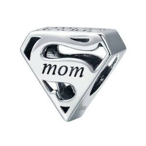 Charm super mom en argent sterling 925
